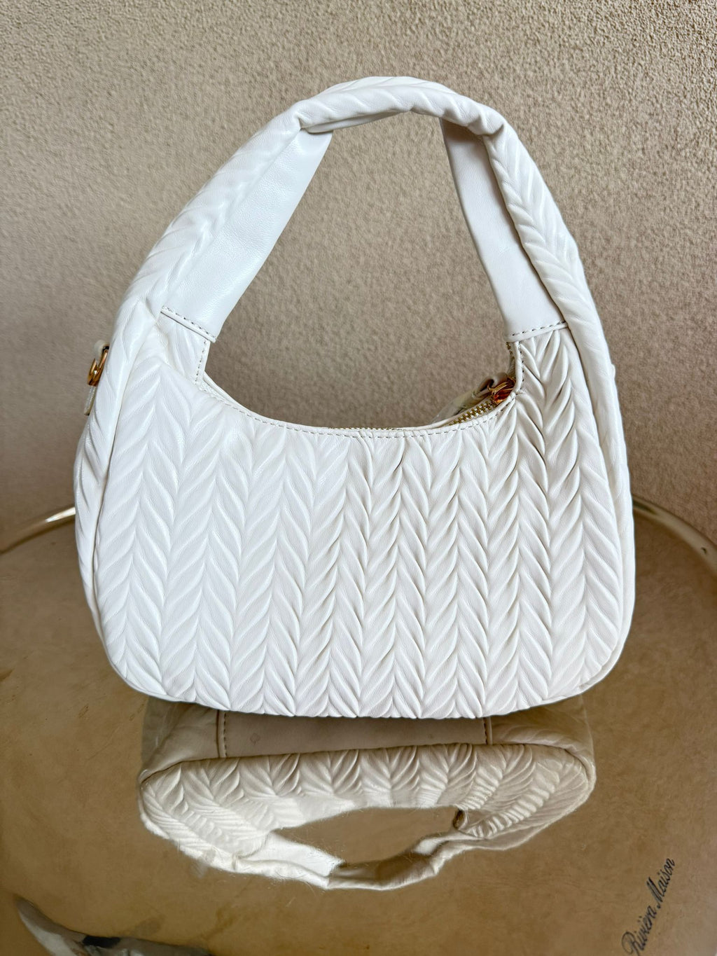 Beige handtas