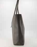 Donker grijze shopper