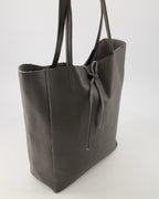 Donker grijze shopper