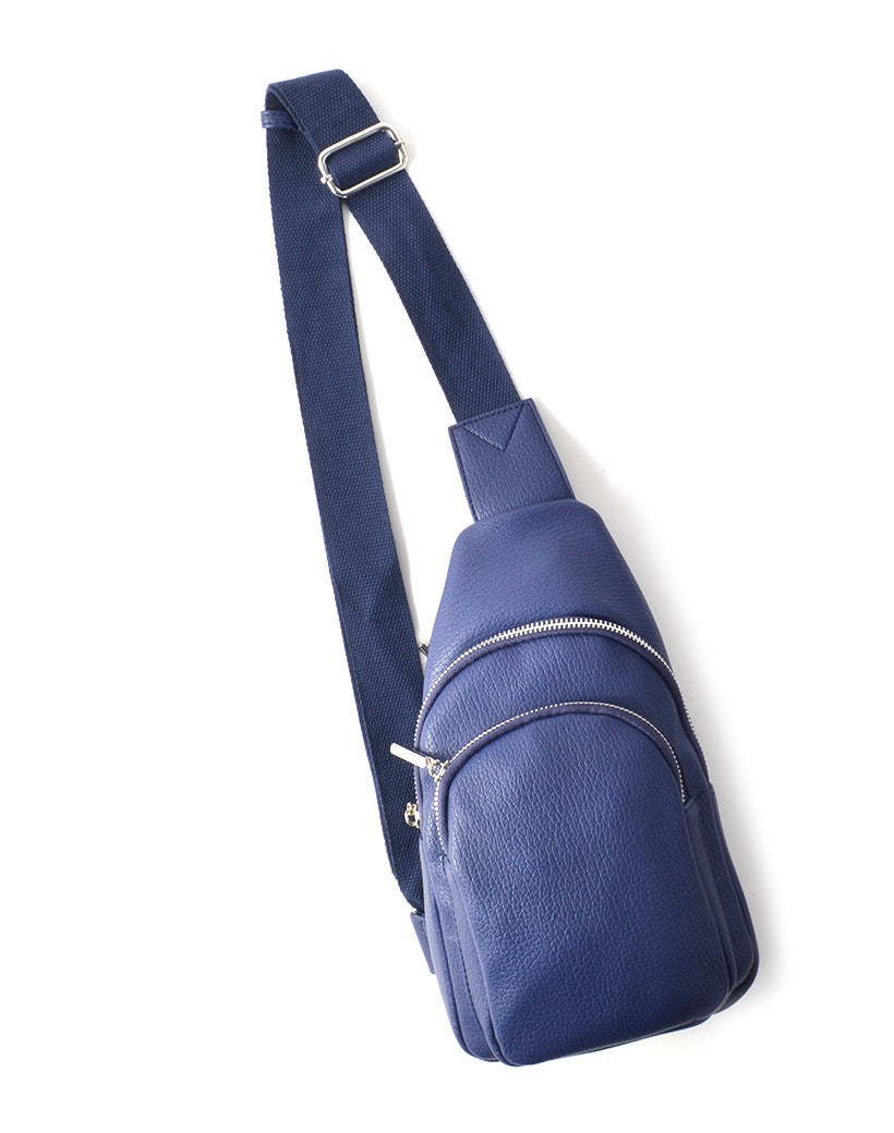 Donkerblauwe crossbody